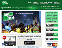 Tablet Screenshot of myarabicpack.com